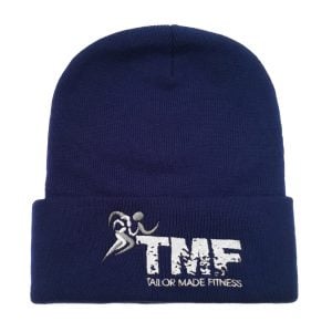 Royal Blue & White Ski Hat